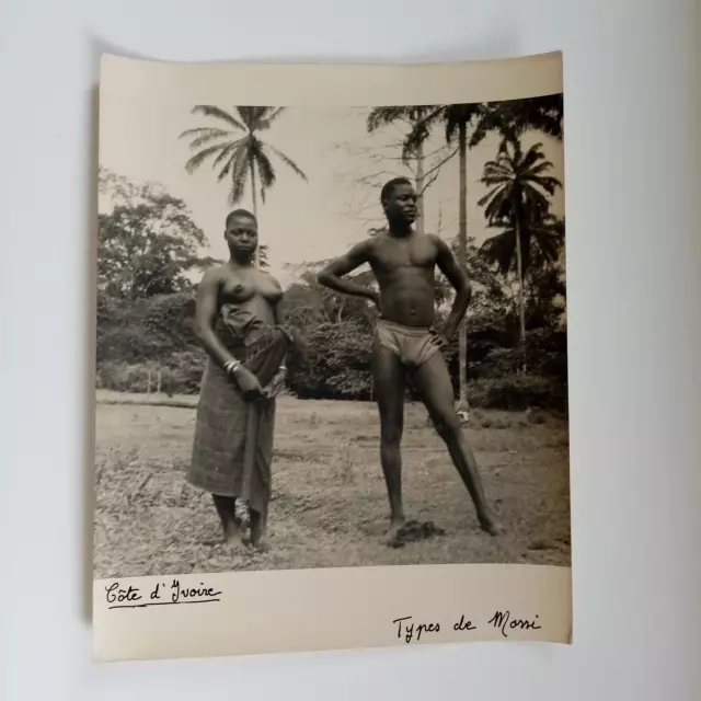 30x24 - CÔTE D'IVOIRE 1950 Jean Morin/Alger - Types de Mossi - Vintage print 3