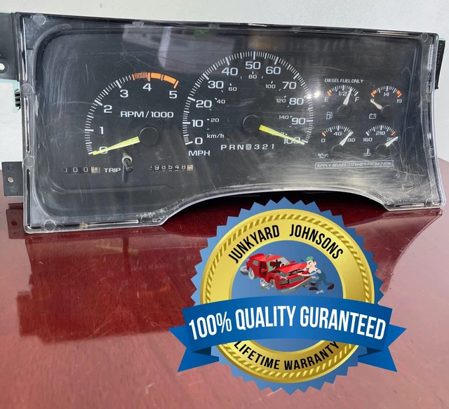 CHEVY TAHOE SUBURBAN Gauge cluster speedometer 9599 Silverado Sierra
