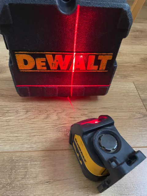 DeWalt DW088 Self Levelling Cross Line Laser Level- Red