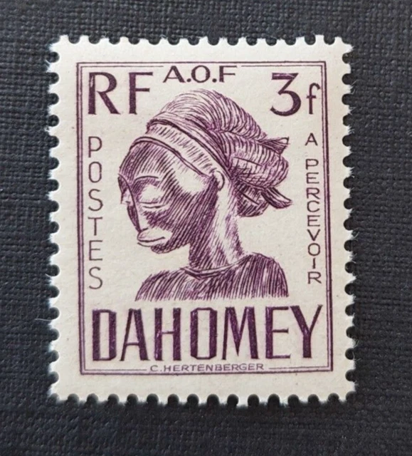 colonie Française Dahomey 1941 timbre taxe n 28 neuf luxe **