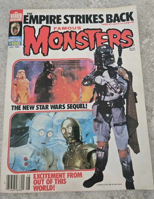 洋書 Famous Monsters #167 Empire Strikes Back FAMOUS MONSTERS OF Filmland #167 1980 Empire Strikes Back Godzilla