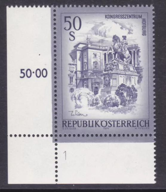 Ö.1975 ANK.Nr.1601a Michel Nr.1478ya mit Symbolzahl 1 postfrisch**