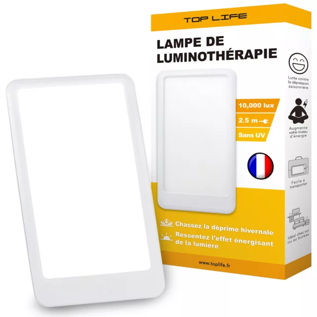 Lampe de luminothérapie 10,000 lux – Plus d’énergie chaque jour