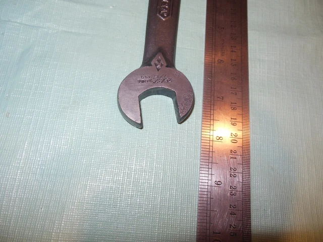 Vintage "Kraeuter Usa A2528" Open-End Wrench ~ 7/8 (1/2 Uss) & 25/32 (7/16 Uss) 7