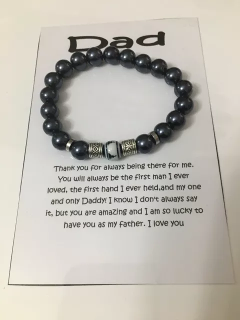 Handmade Crafted Bracelet Father’s Day Love You Just Because Buddha