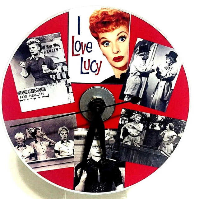 RARE! I Love Lucy Table Clock DVD CD Collectible Stand Lucille Ball 1950s TV USA