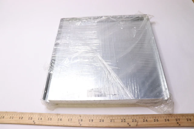 (2-Pk) Cooper B-Line Galvanized Screw Cover Wireway End 12" x 12" 1212EGV-NK