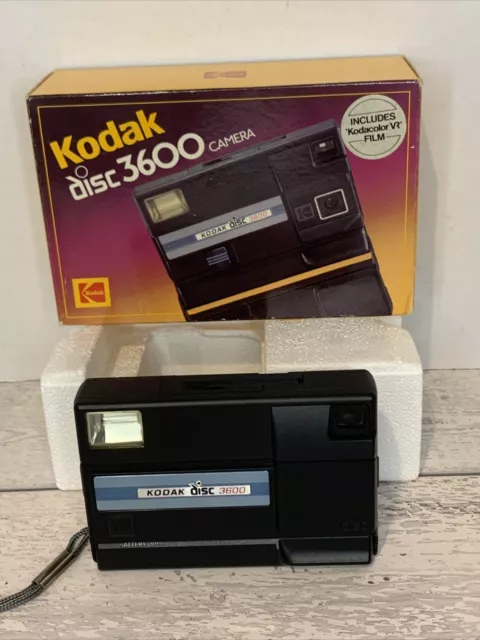 Kodak Disc Camera 3600 Camera With Original Boxed - Untested - Vintage