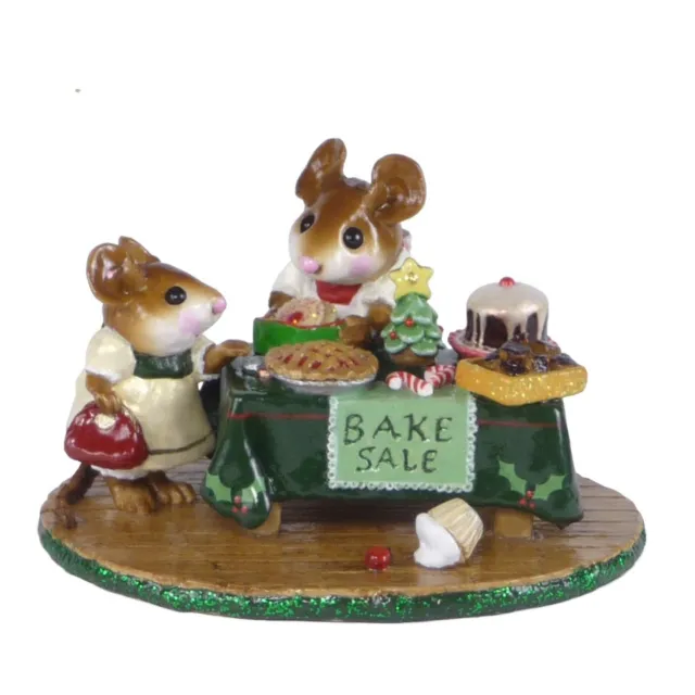 Wee Forest Folk Limited Edition M-220 - Mousey's Christmas Bake Sale