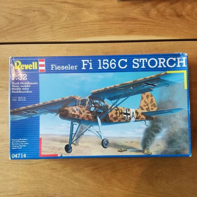 Maquette Avion Revell 1/32 Fieseler Fi 156C Storch - Kit Plastique à Assembler