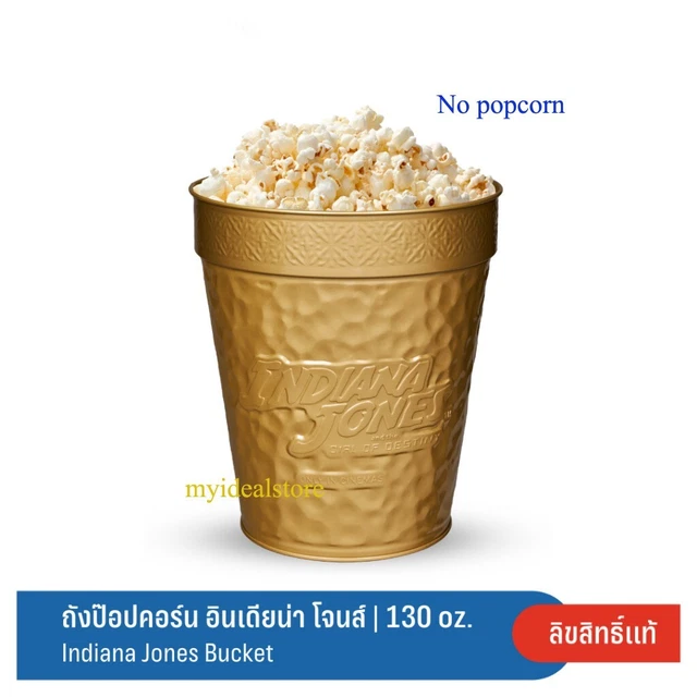 INDIANA JONES AND the Dial of Destiny movie Popcorn BUCKET TIN Tub