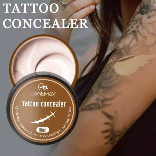 Tattoo Cover Up Makeup Skin Scar Birthmarks Waterproof Primer Creams I0F2