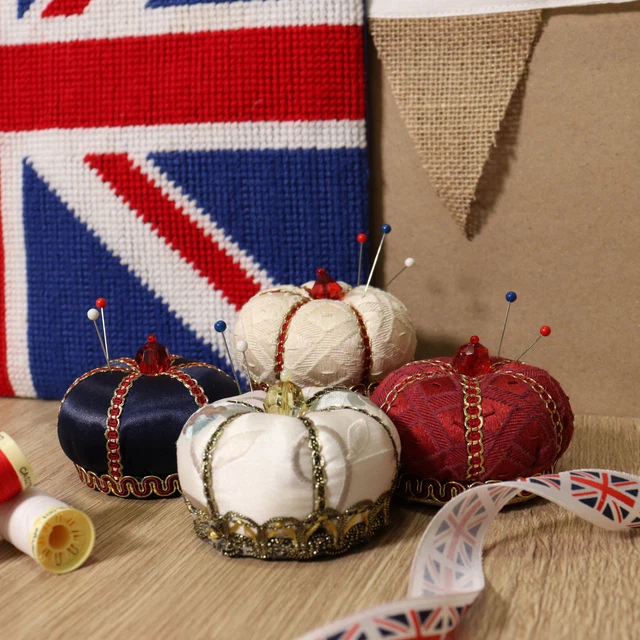 HobbyGift Kings Coronación Cojín: Corona - Vestir Haberdashery Coser