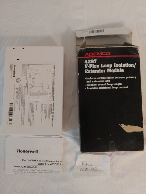 Ademco 4297 V-Plex Isolation Loop Module - NEW OLD STOCK