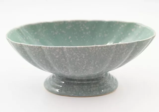 Vintage California Pottery Footed Bowl 918 Console Table Centerpiece Compote