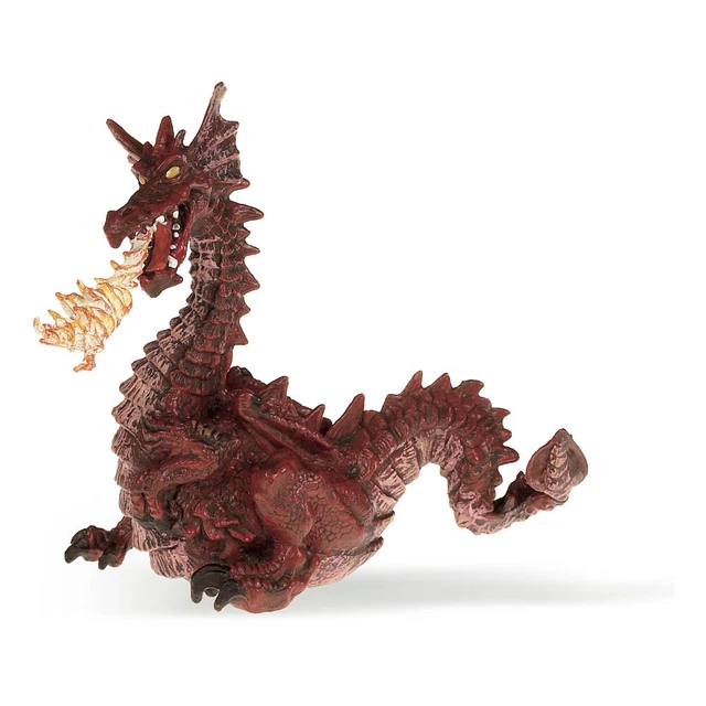Figurine Dragon Doré Papo - 15 Cm - Peinte à La Main - Jouet Enfant 3 Ans Et Plus - Monde Enchanté
