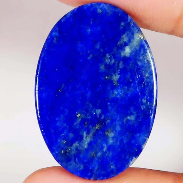 Naturel Bleu Lapis Lazuli Ovale Cabochon Desseré Gemme 28.30 CT 20x29x3 MM