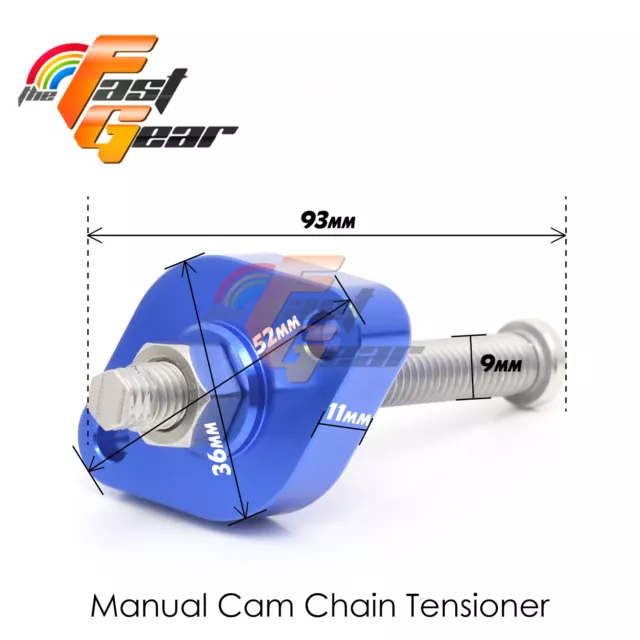 Blue Billet HP Manual Cam Chain Tensioner For Yamaha YFM250 YFM350 YFM450 YFM400