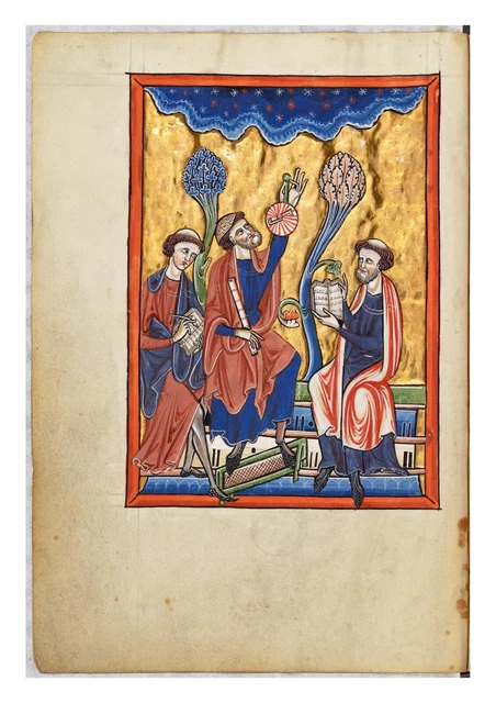 1235FACSIMILE ILLUSTRATIONS Psautier Dit De Saint Louis [G.ms1186