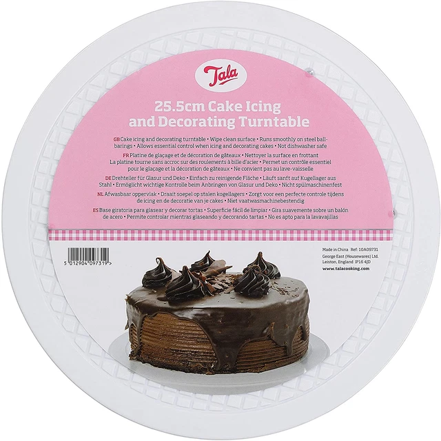 Tocadiscos decorativos y helados Tala Cake