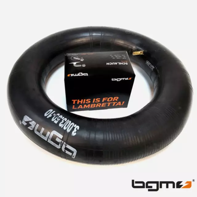 BGM PRO Lambretta LI SX TV DL & GP 350 x 10 Inner Tube 45 Deg