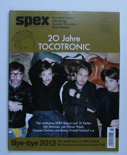 Spex No.342 - Jan/Feb 2013 GER Magazine Tocotronic Scott Walker Jake Bugg