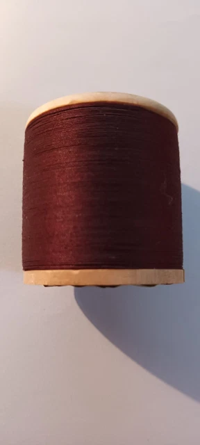 Lot De 12 Bobines De Fil Vintage Wallaert Frères Lille - Coton Noir, 6 Fils, Neuf