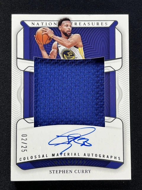 2021-22 PANINI NATIONAL Treasures Stephen Curry Treasured