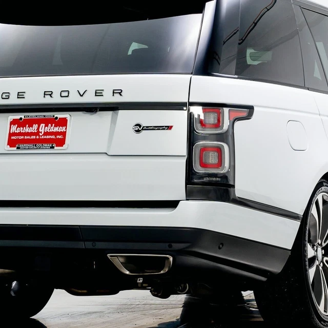 LAND ROVER SV Autobiography Special Vehicle Operations Red Badge Emblem ...