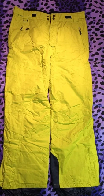 Crivit 52 Hose Ski/Snowboard Herren neongrün grüngelb