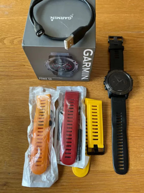 Fenix 5x plus sapphire multisport gps watch hotsell