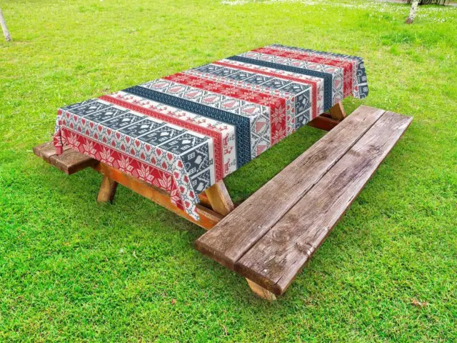 Nordic Outdoor Picnic Tablecloth in 3 Sizes Decorative Washable Waterproof