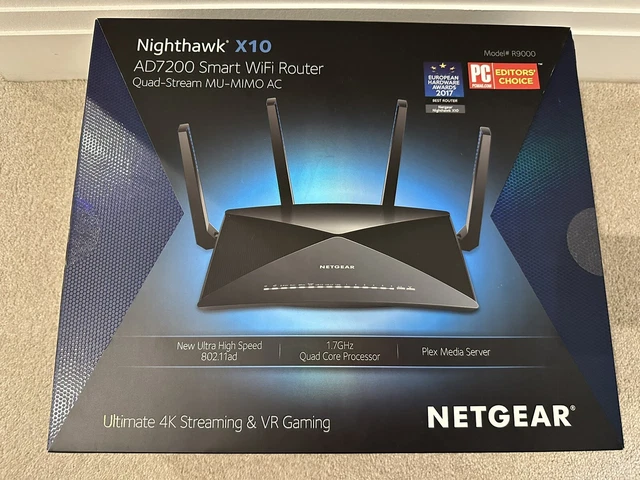 NETGEAR Nighthawk X10 AD7200 router WiFi intelligente