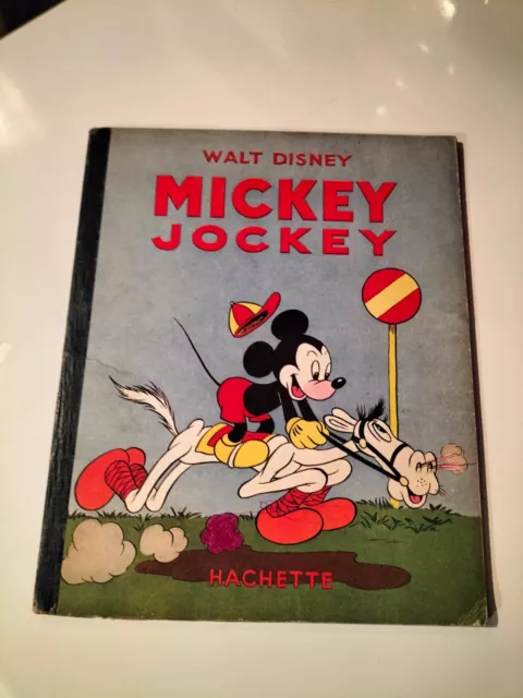 Bd 1949 Nouvelle Couverture Mickey Jockey Walt Disney (L127)