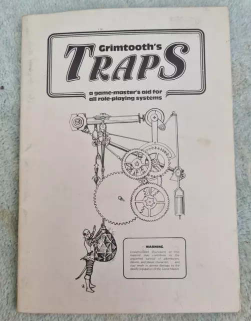 Grimtooth's Traps Flying Buffalo AD&D D&D Role Playing 1st Edition 1981