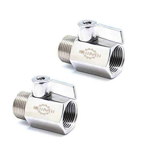 3/4 Stainless Steel 304 Mini Ball Valve NPT Female x Male Thread SS304