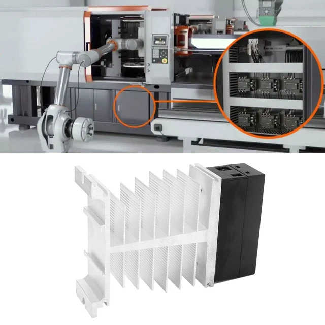 BERM DC To DC Solid State Relay With Heat Sink Input 3‑32VDC SSR Module 120A