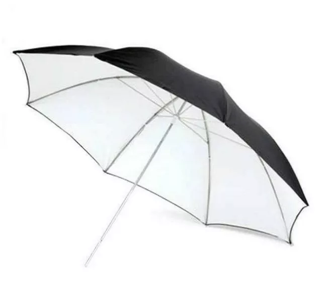 Phottix Reflector Studio Umbrella 101cm 40 " Blanc/Noir Parapluie Réfléchissant