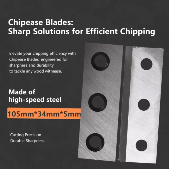 Chipease shredder chipper blade 105mm Chipping Blade 2pc