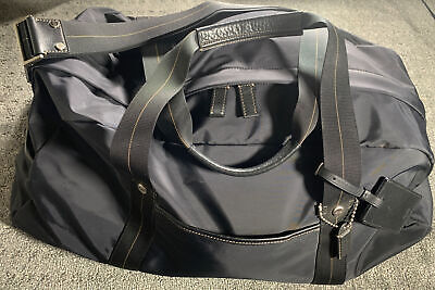 Coach Leather Trimmed weekender duffel cabin Boston XL bag