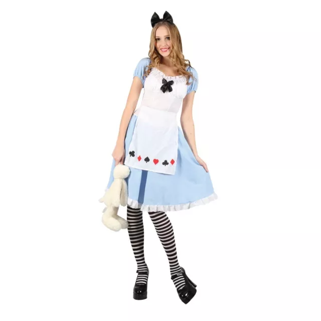 COSTUME CARNEVALE DONNA Da Alice Nel Paese Delle Meraviglie Vestito Di  Halloween EUR 29,90 - PicClick IT