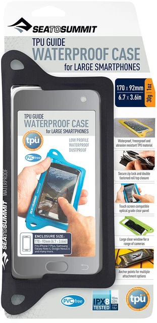 Sea to Summit TPU Guide Waterproof Hülle für XL Smartphones schwarz/transparent