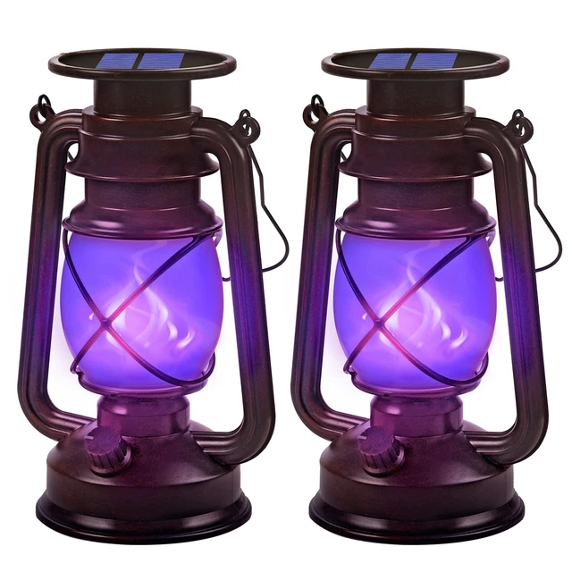 Solar Lantern Valentine's Day Decorations Outdoor Hanging Solar Lights Dancin...