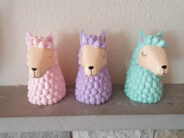 Llama Head Money Box children gift present xmas stocking filler piggy bank