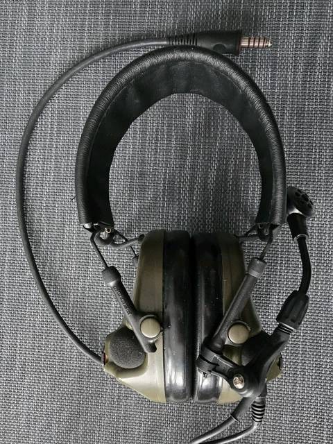 Cuffie Auricolari Replica Peltor Comtac XPI – TCA, Colore Verde, Connessione 7.1mm