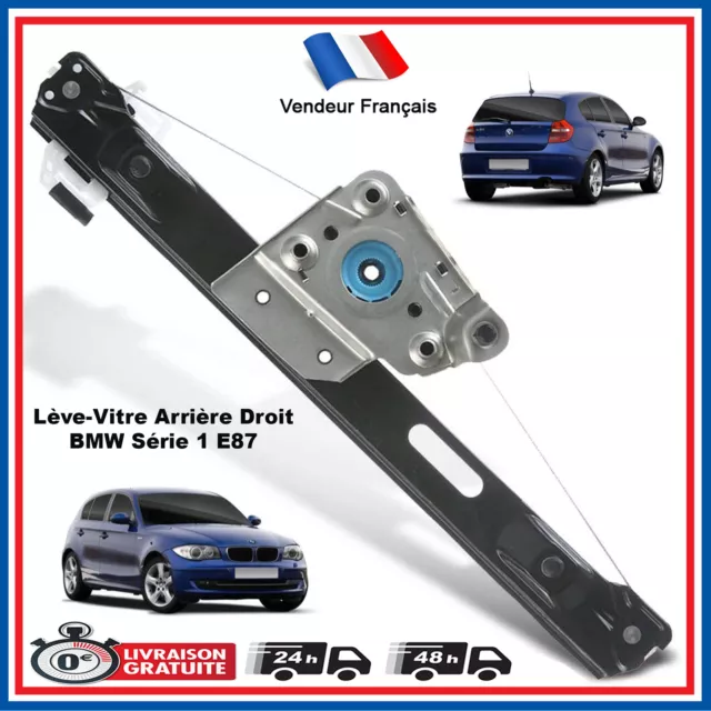 Mecanisme Leve Vitre Electrique Arriere Droit BMW Série 1 E87 51357138468