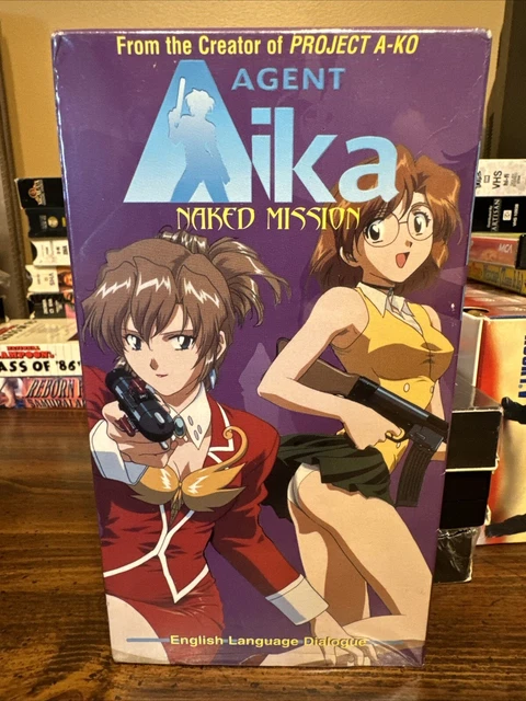 AGENT AIKA: NAKED Mission (VHS, 1998) NEW & SEALED English Dubbed Rare