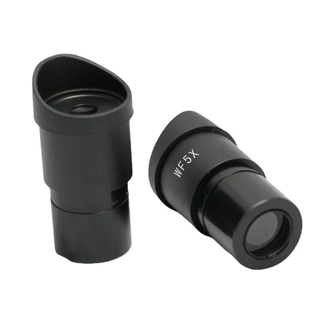 New Pair WF5X WideField Stereo Microscope Eyepiece 30mm Tube FotoHigh