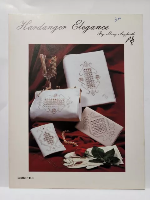 Patrones de bordado vintage Hardanger elegancia Mary Seyfarth 1982