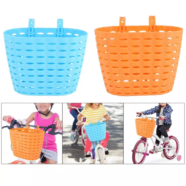 Convenient Bicycle Carrying Basket Lightweight Plastic Basket for Storage